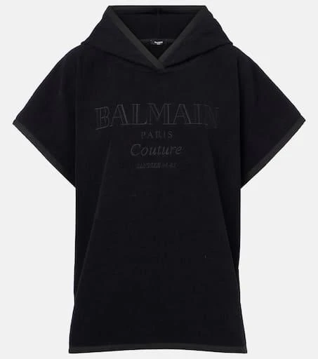 Balmain Balmain Couture cotton terry beach cover-up 1