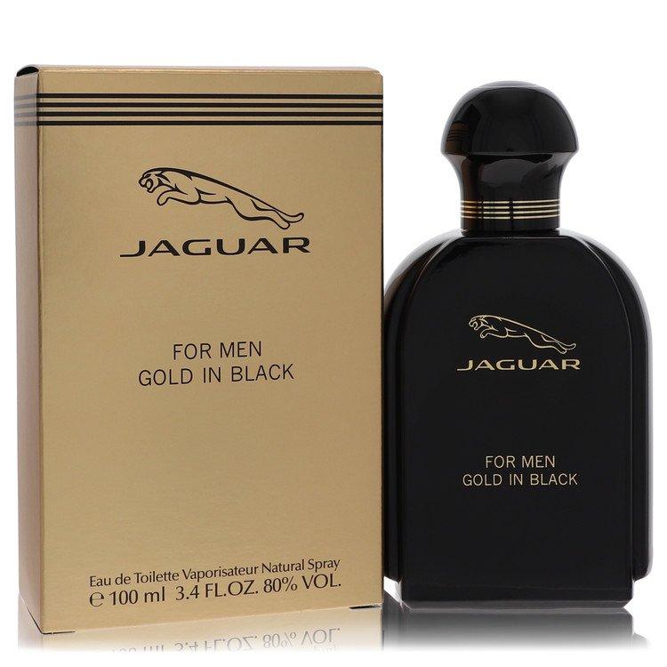 JAGUAR 2pcs Combo  Gold In Black by  Eau De Toilette Spray 3.4 oz Men