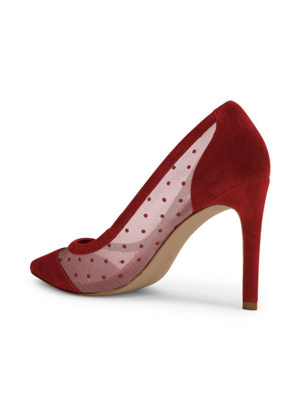 Allegra James Debbie Swiss Dot Mesh Pumps 4