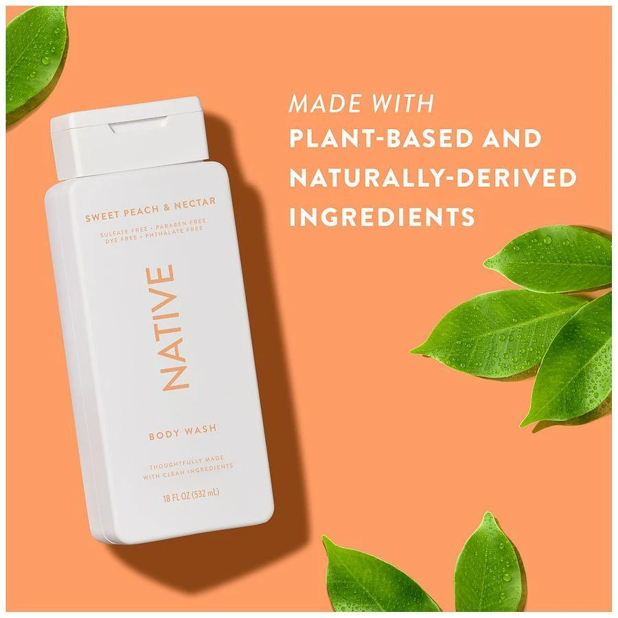 Native Body Wash Sweet Peach & Nectar 6