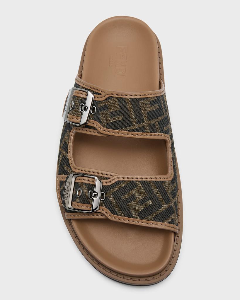 Fendi Men's FF Jacquard Slide Sandals - Shoes - Compare