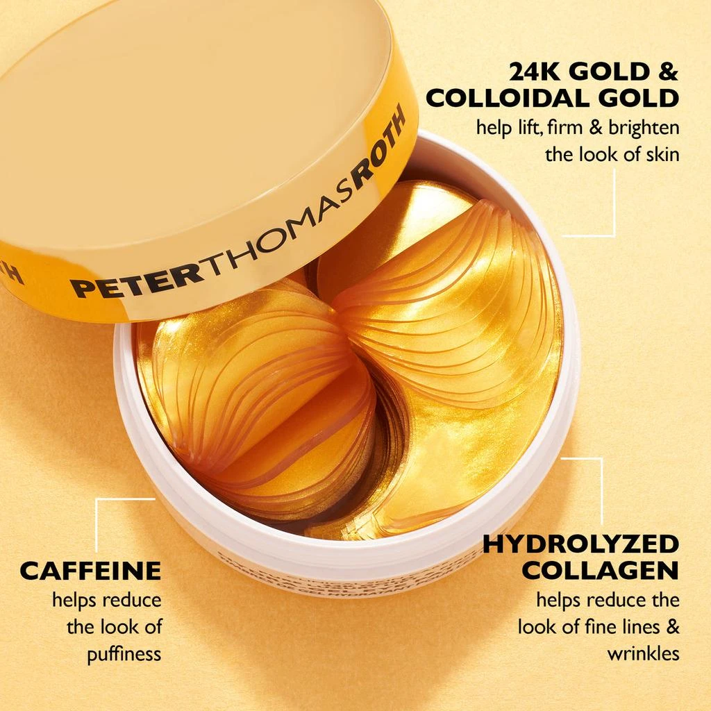 Peter Thomas Roth 24K Gold Pure Luxury Lift & Firm Hydra-Gel Eye Patches|30 pairs 4