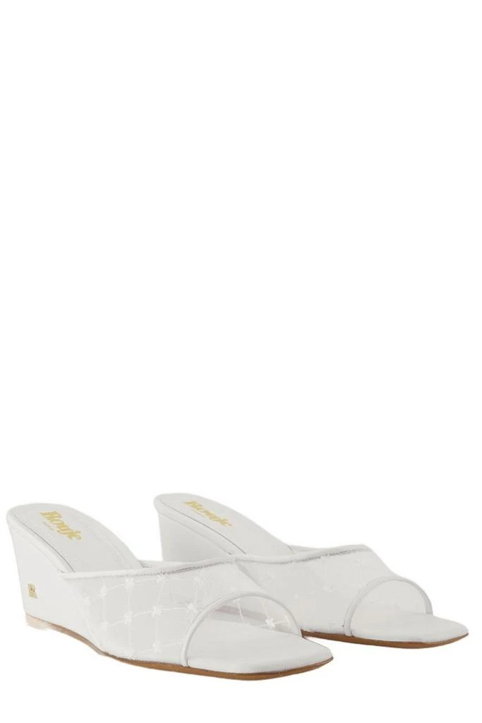 ROUJE Rouje Floriana Logo Plaque Sandals 2
