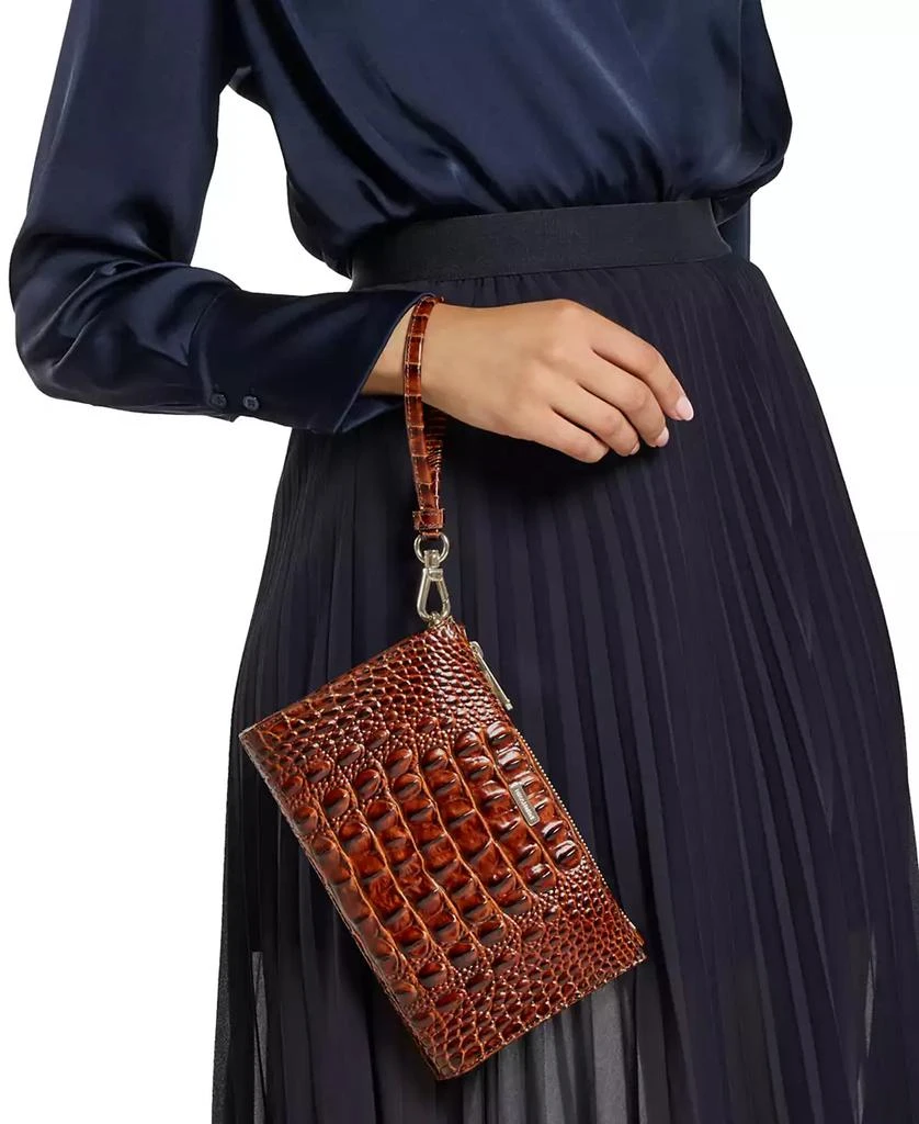 Brahmin Daisy Melbourne Embossed Leather Clutch 5