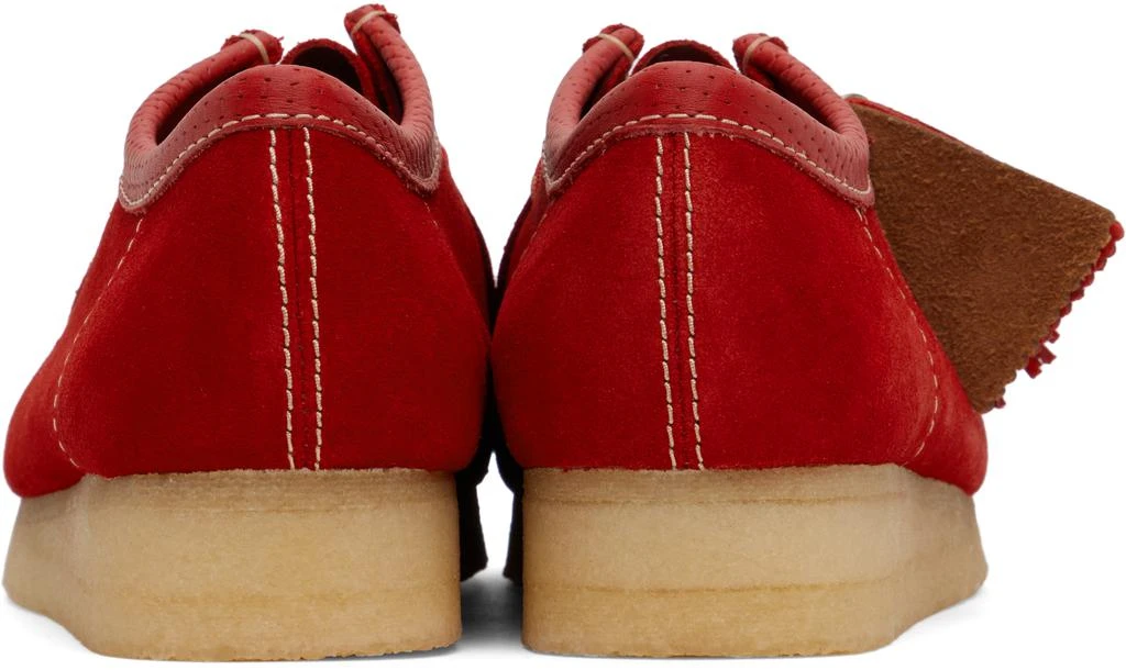 Clarks Red Wallabee Derbys 2