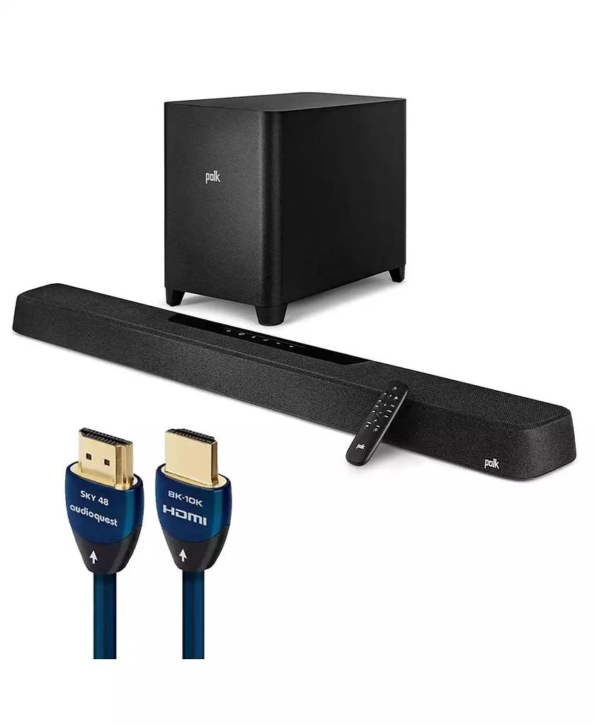 Polk Audio MagniFi Max AX 6.1 Soundbar System with AudioQuest SKY 3m HDMI Cable