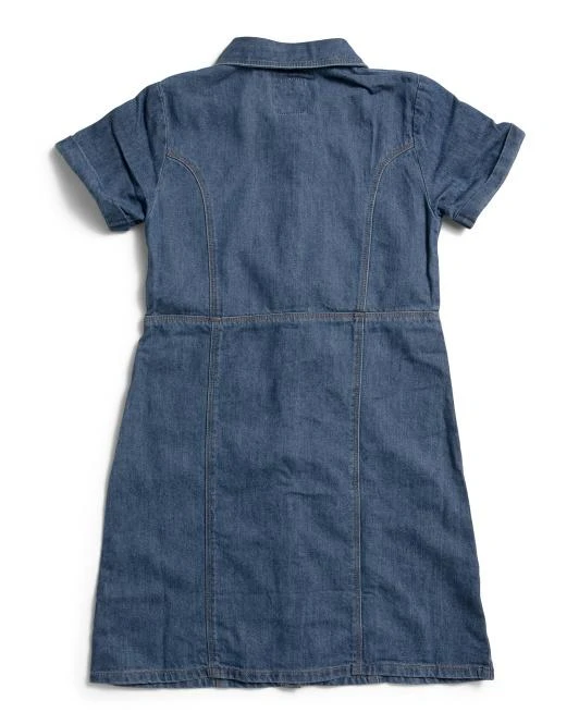 Levi
s Girls Button Front Denim Dress 2