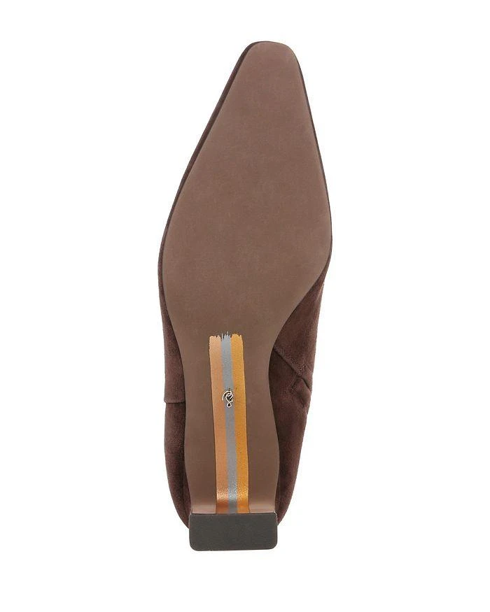 Sam Edelman Women's Saige Pointed Toe Mid Heel Ankle Booties 6