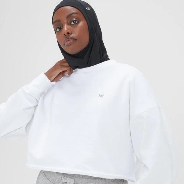 MP MP Women's Composure Cropped Sweatshirt - White 3