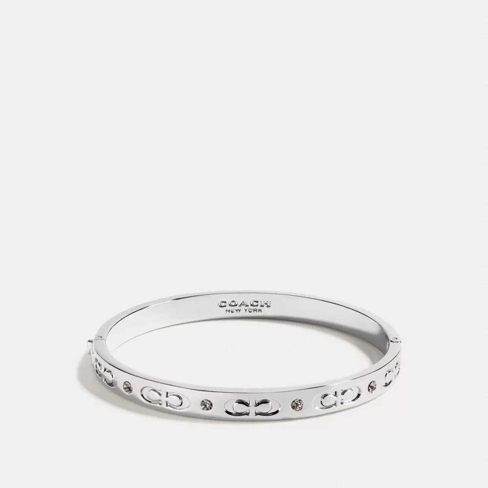 COACH® Signature Hinged Bangle 1