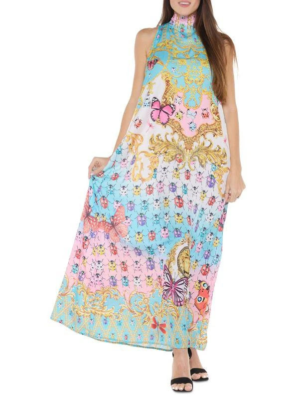 Ranee's Mock Turtleneck Maxi Shift Dress 1