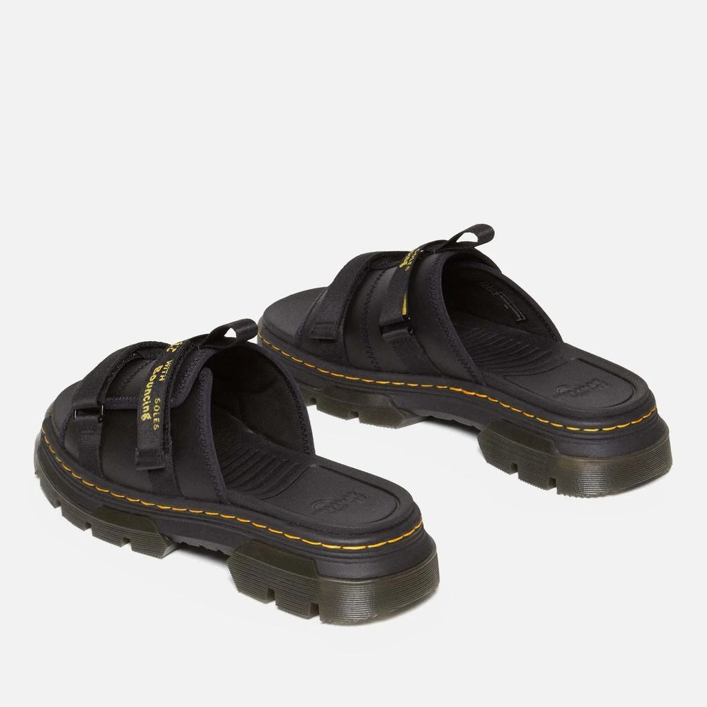 Dr. Martens Dr. Martens Ayce II Leather and Webbing Slide Sandals 5