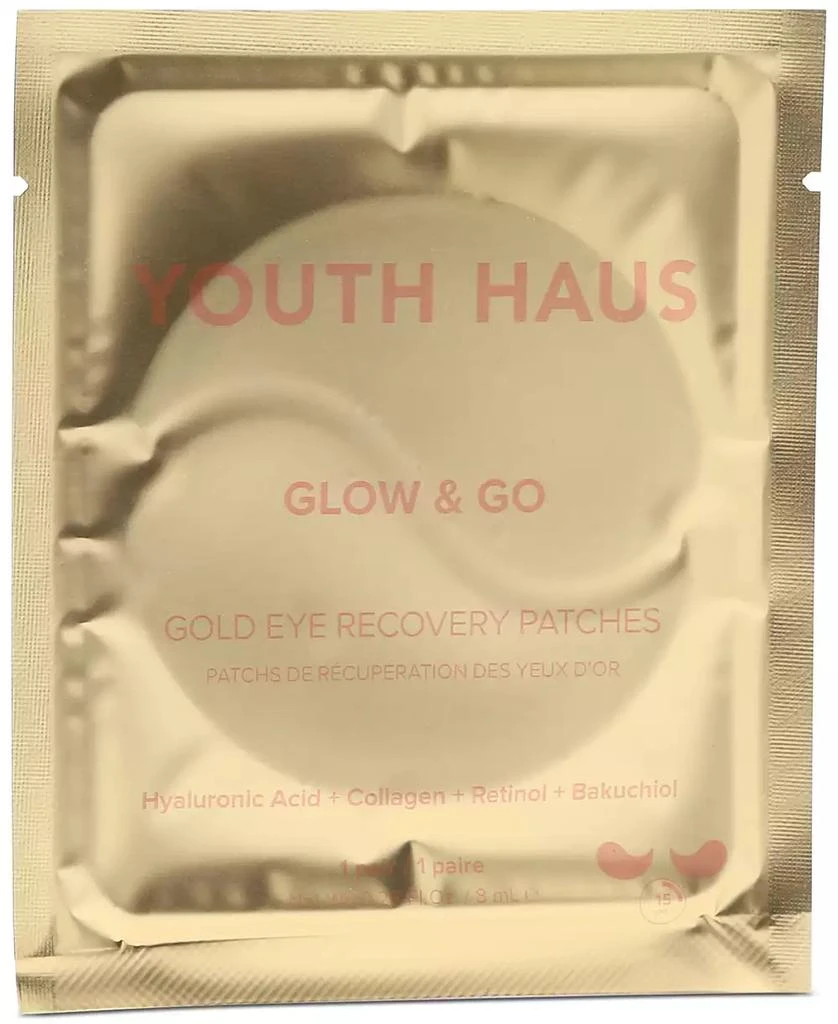 Skin Gym Youth Haus Glow & Go Gold Eye Recovery Patches, 5-Pk. 6