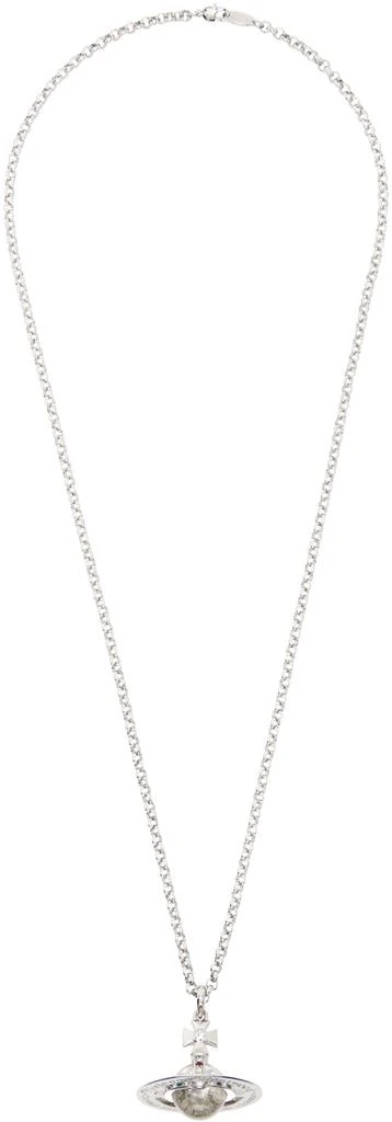 Vivienne Westwood Silver New Small Orb Pendant Necklace 1