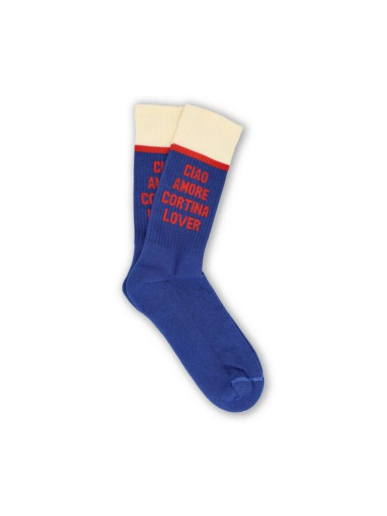 Giada Benincasa Giada Benincasa Slogan Crew Socks