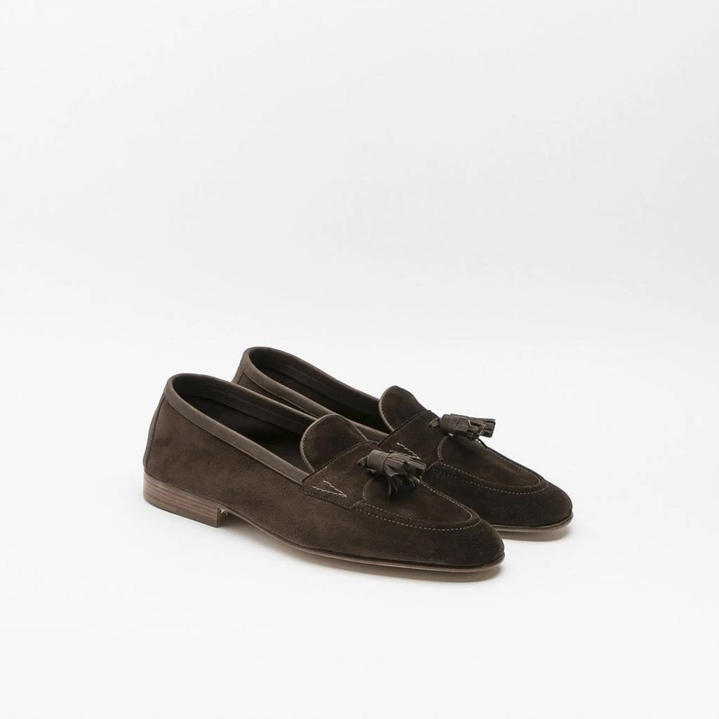 Edward Green Portland Pepper Baby Calf Unlined Tassel Loafer 2