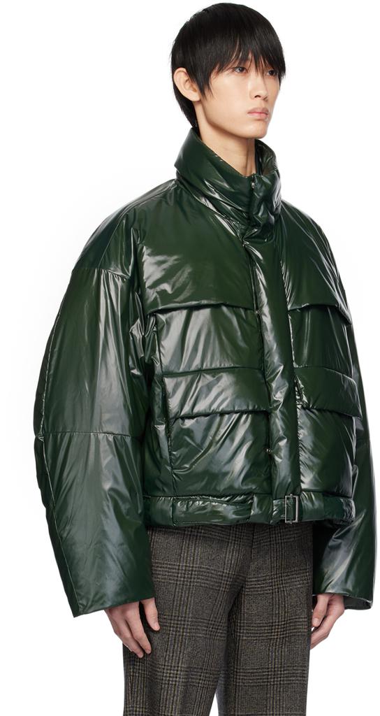 WOOYOUNGMI Green Zip Down Jacket