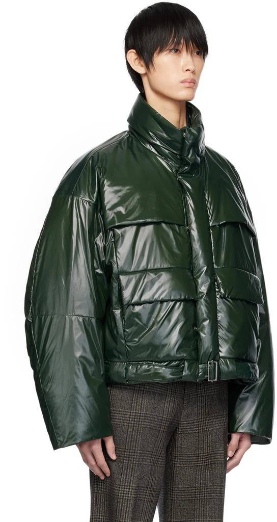 WOOYOUNGMI Green Zip Down Jacket 2