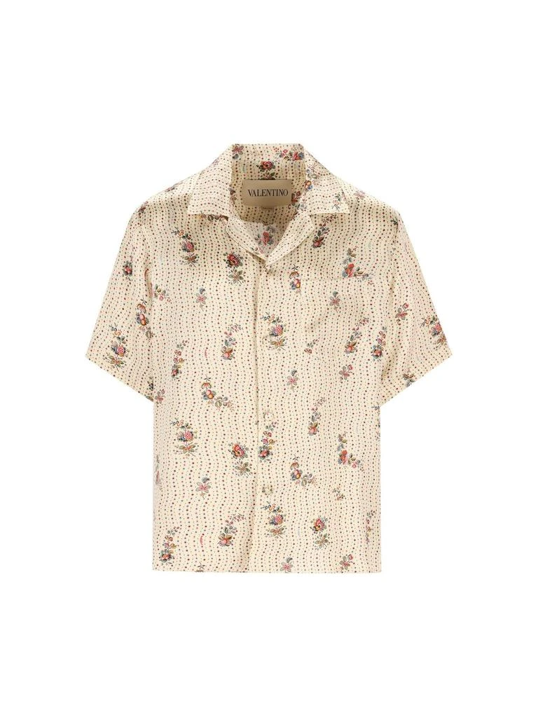Valentino Valentino	Floral Printed Bowling Shirt 1