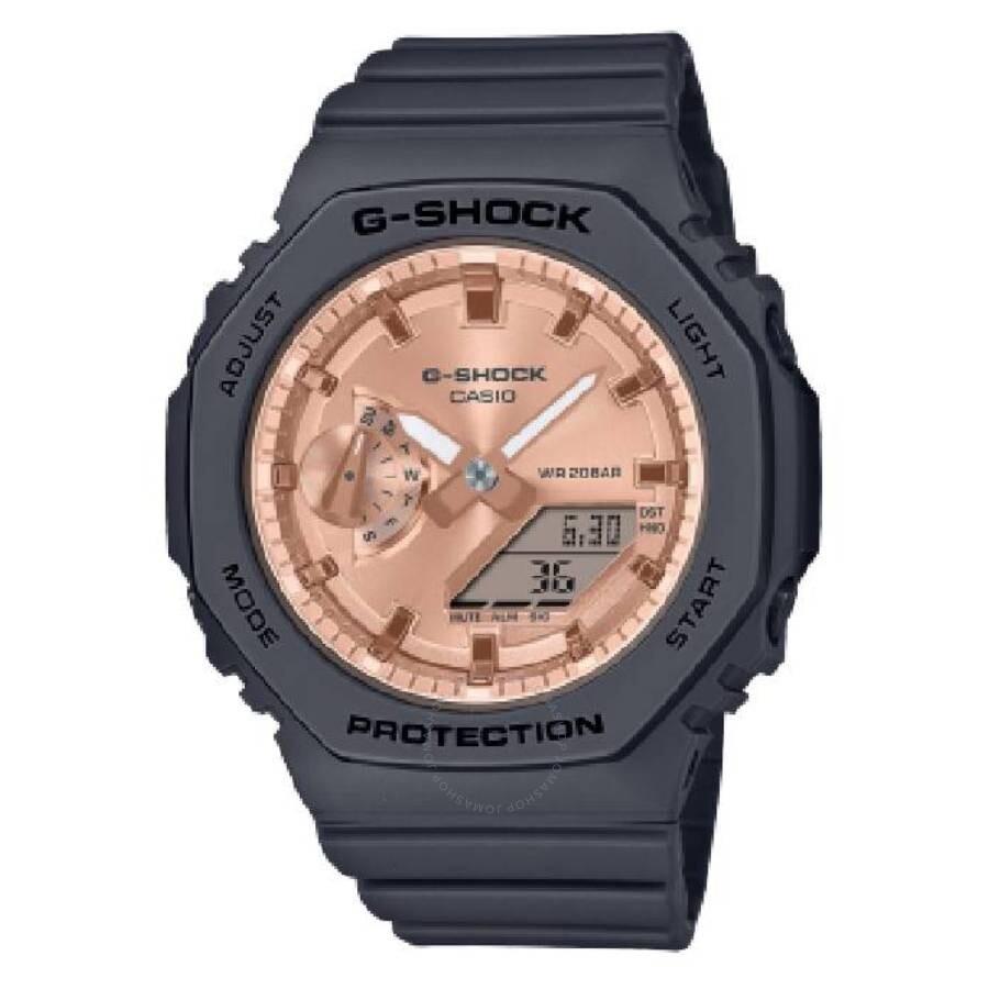 Casio G-Shock  Quartz Analog-Digital Rose Gold Dial Ladies Watch GMA-S2100MD-1ADR