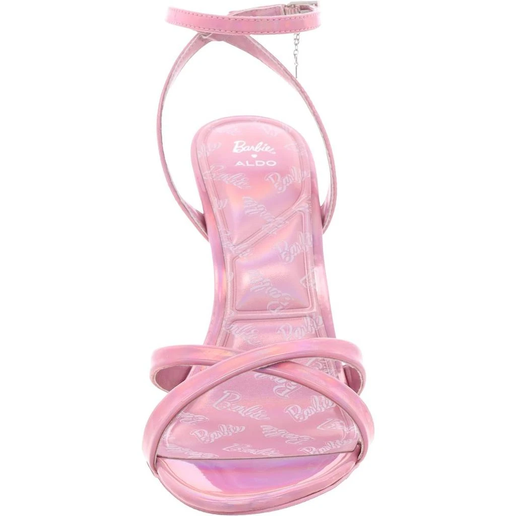 ALDO Womens Metallic Patent Slingback Sandals 2