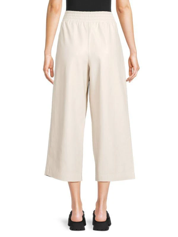 Susana Monaco Faux Leather Cropped Pants 2