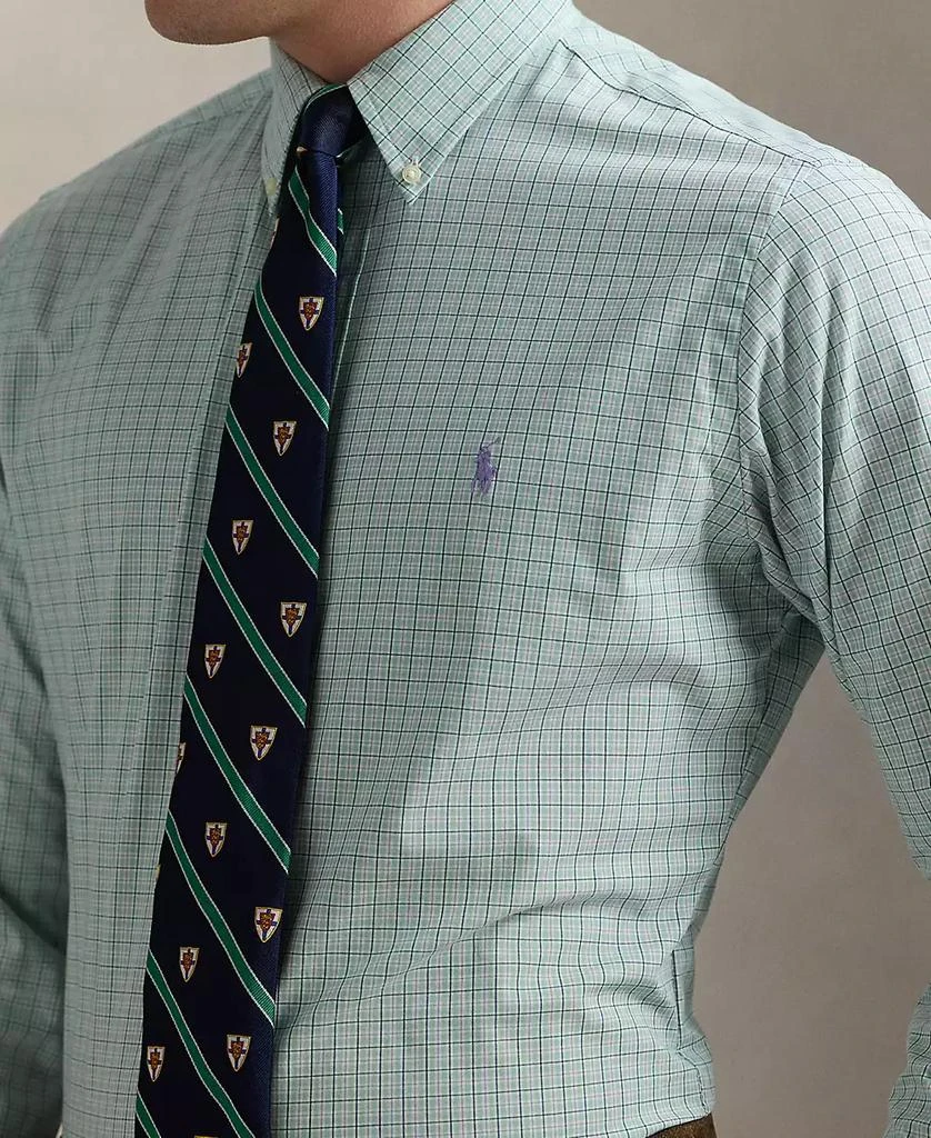 Ralph Lauren Men's Classic-Fit Checked Stretch Poplin Shirt 3