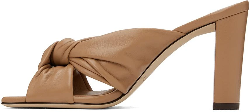 Jimmy Choo Brown Avenue 85 Heeled Sandals 3