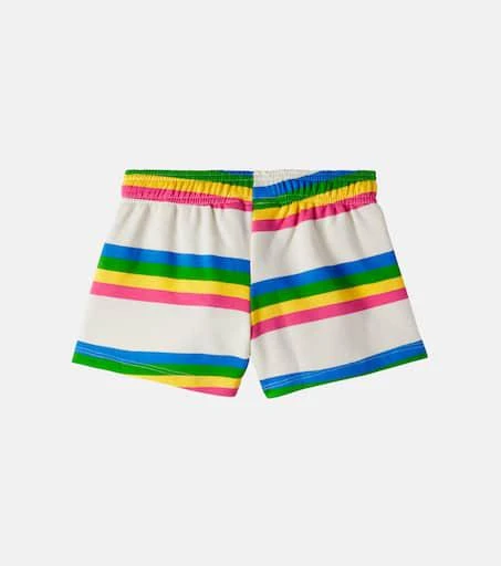 Mini Rodini Ritzratz striped cotton jersey shorts 2