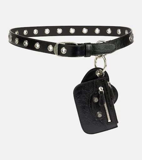 Balenciaga Le Cagole Charms leather belt 1