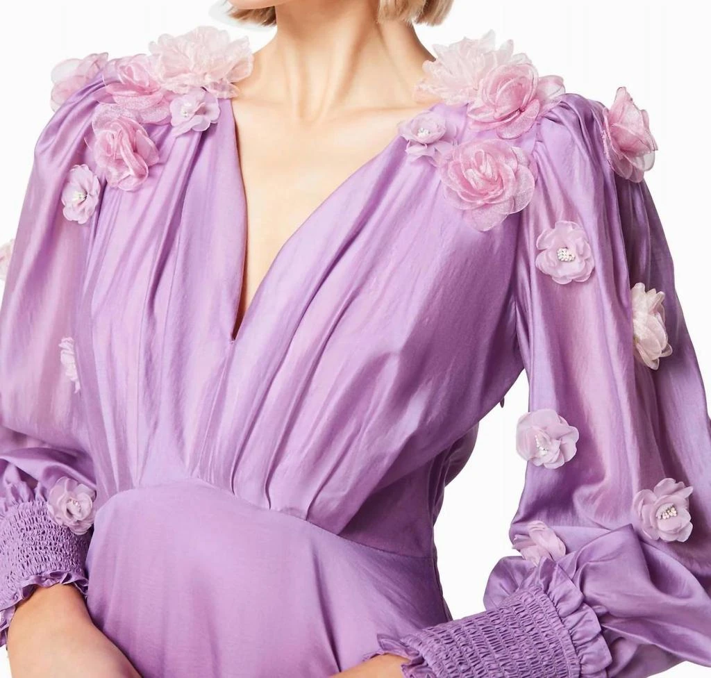 Elliatt - Nectar Maxi Dress  On Sale Now with Up to 56% Off | Discover  Exclusive Deals & Savings at BeyondStyle  Authentic Elliatt women > dresses  > long sleeve|3174660453|clothing|dresses|floral|long-sleeve|lyocell|purple|women  with