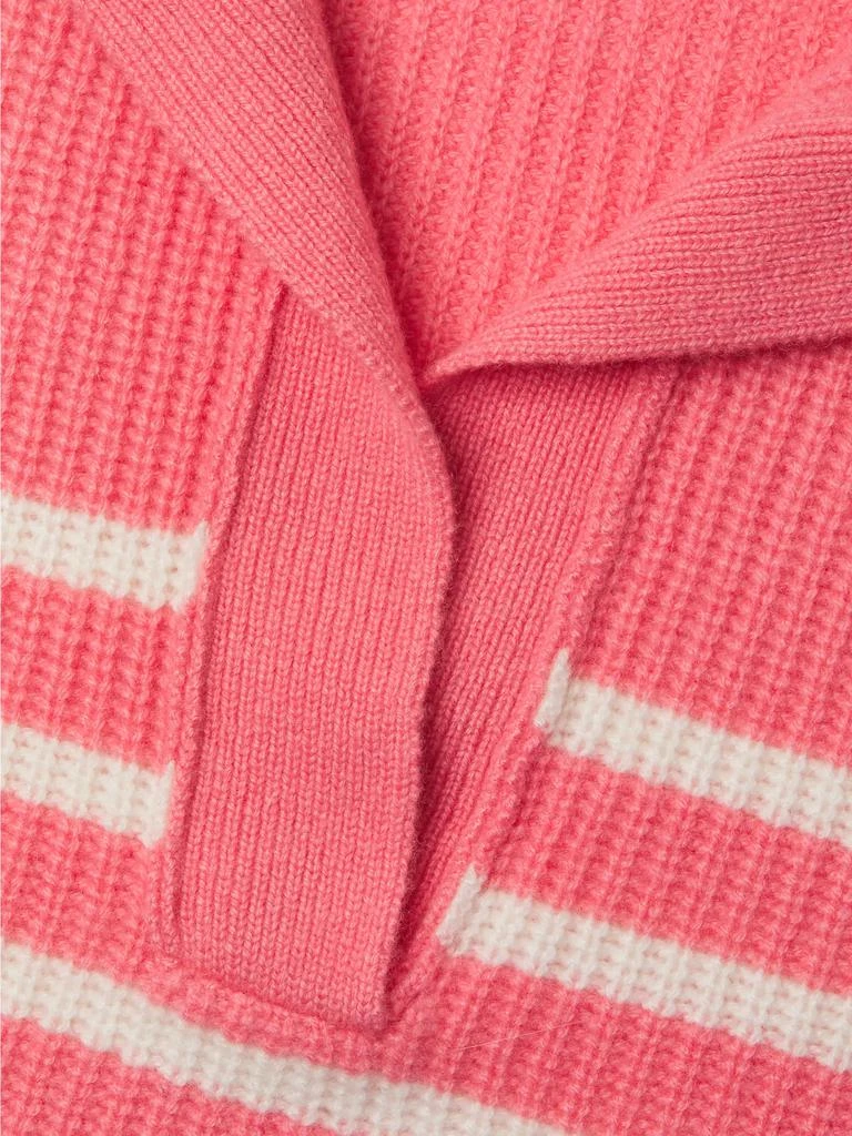 Vineyard Vines Striped Rib-Knit Cashmere Sweater 6