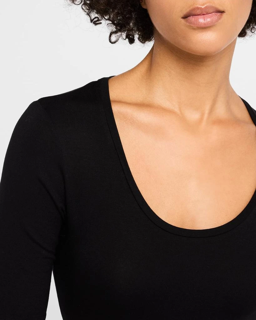 MAJESTIC FILATURES Soft Touch Scoop-Neck Bodysuit 5