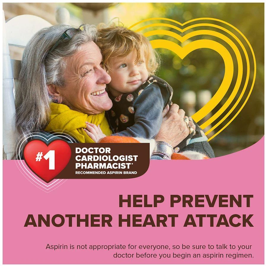 Bayer Chewable Low Dose Aspirin Cherry 8