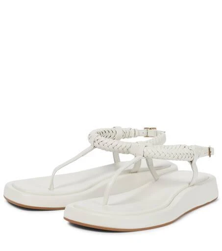 GIA BORGHINI GIA/RHW Rosie 3 leather thong sandals 5