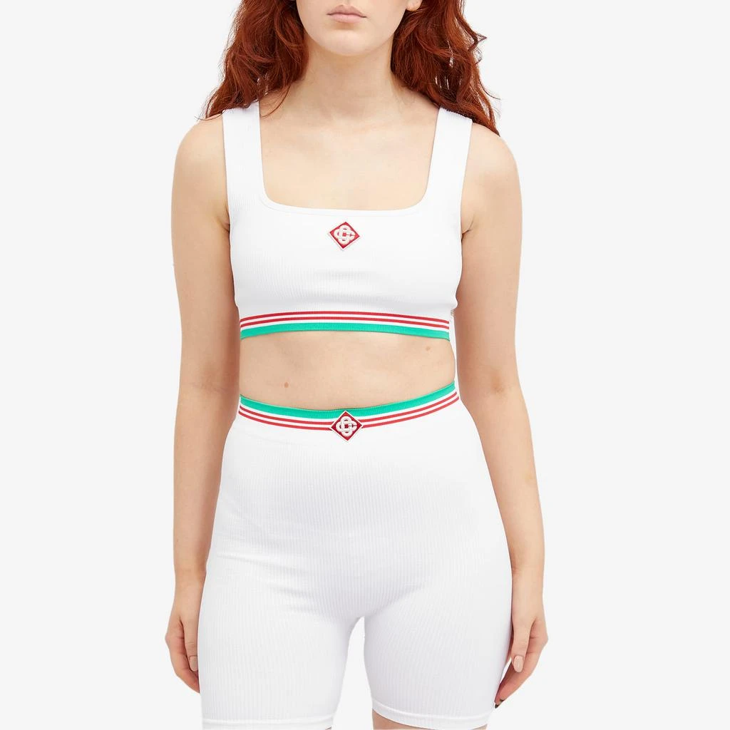 Casablanca Casablanca Seamless Ribbed Crop Top 2