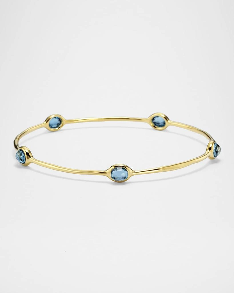 Ippolita 5-Stone Bangle in 18K Gold