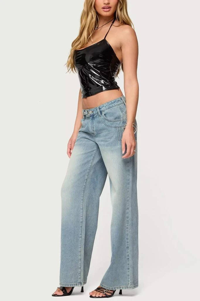 Edikted Edikted Vikki Vinyl Halter Top 2