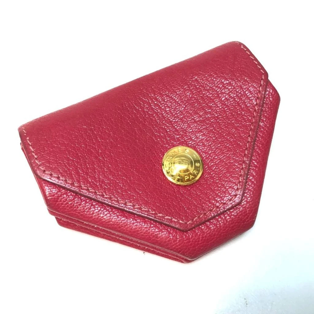 Hermes Le 48 Chevre Leather Coin Purse/Coin Case (Pre-Owned)