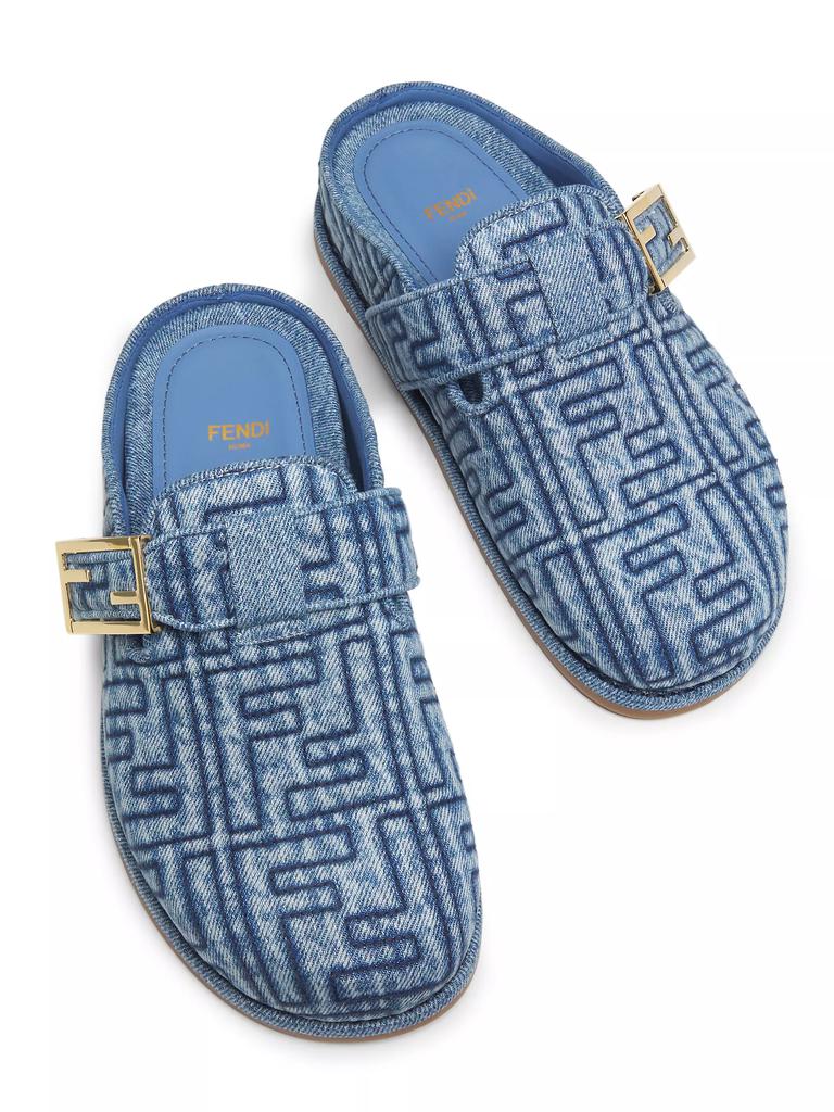【関税＆送料込み】Fendi Slippers Fendi Shearling FF Logo Slippers | eBay