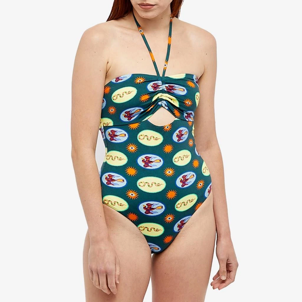 ALÉMAIS AL�ÉMAIS Guardian Ruched One Piece 3