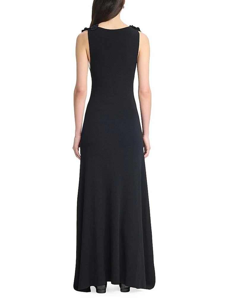 Altuzarra Woolfe Floral Appliqué Column Gown 5