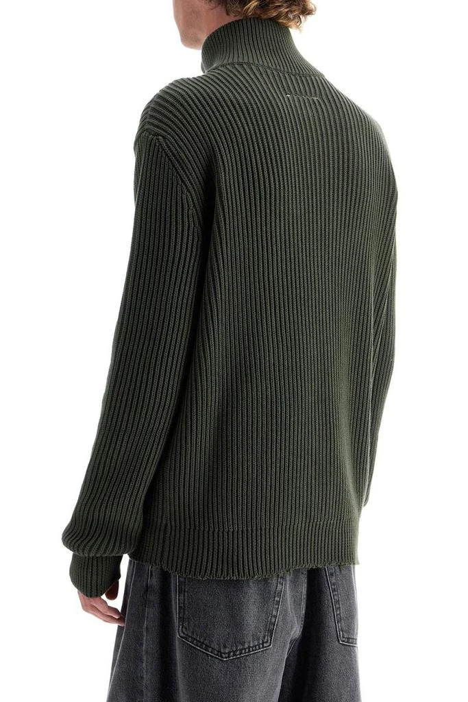 Mm6 Maison Margiela Cotton Cardigan With Zipper 3