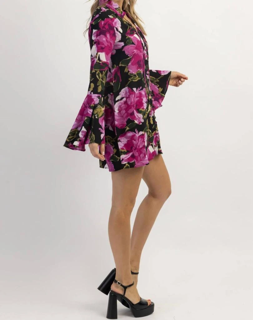 En Creme EN BLOOM FLORAL MINI DRESS 3