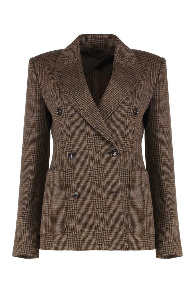 Max Mara Max Mara Double-Breasted Blazer Zulma In Prince Of Wales