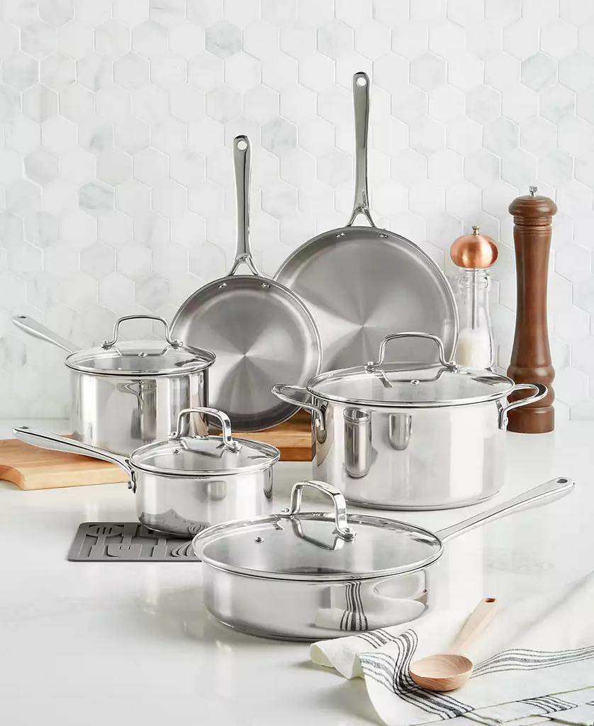 The Cellar Stainless Steel 11-Pc. Cookware Set, Exclusively at Macy’s