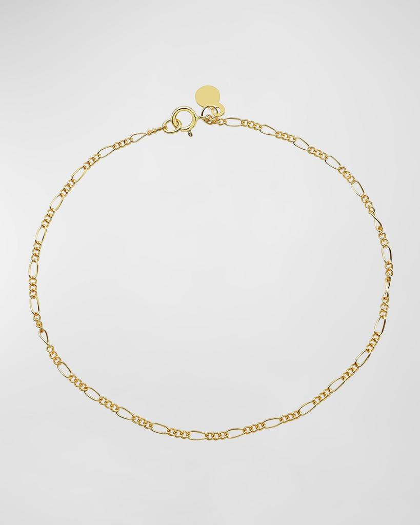 Zoe Lev 14K Gold Figaro Chain Bracelet