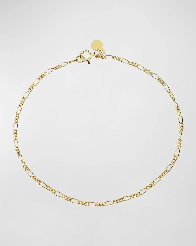 Zoe Lev Jewelry 14K Gold Figaro Chain Bracelet 1