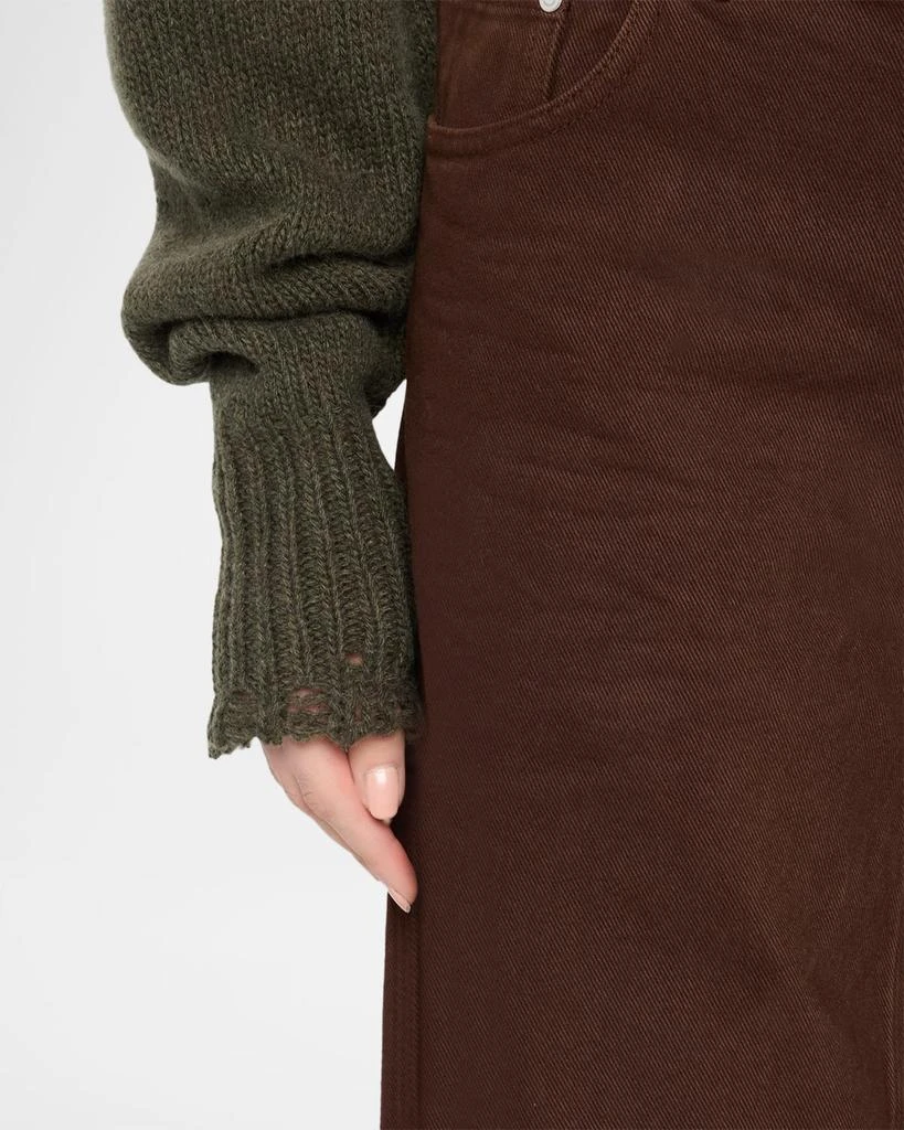 Stella McCartney Mid-Rise Wide-Leg Denim Jeans 6