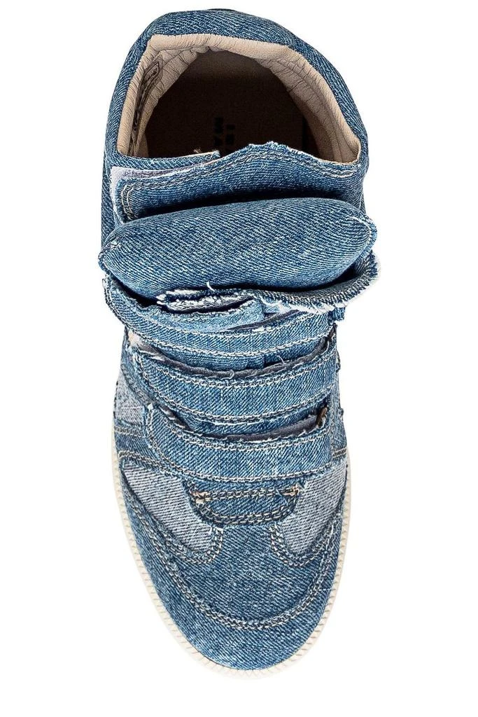 Isabel Marant Isabel Marant Bekett Wedge Heel Denim Sneakers 4